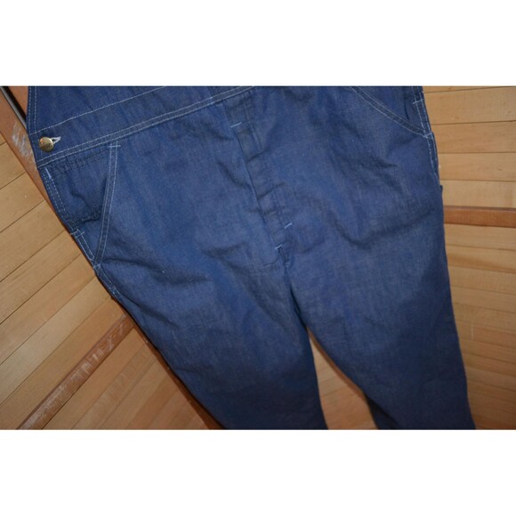 Vintage Overalls Bibbs Original Farmer Unisex Hipster Country Peasant Festival - Picture 3 of 6